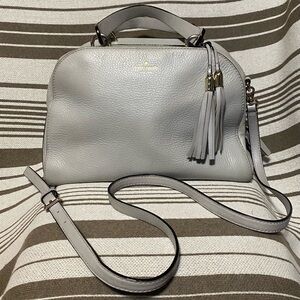 Kate Spade Atwood Place Bayley City Scape Bag  (Light Gray)